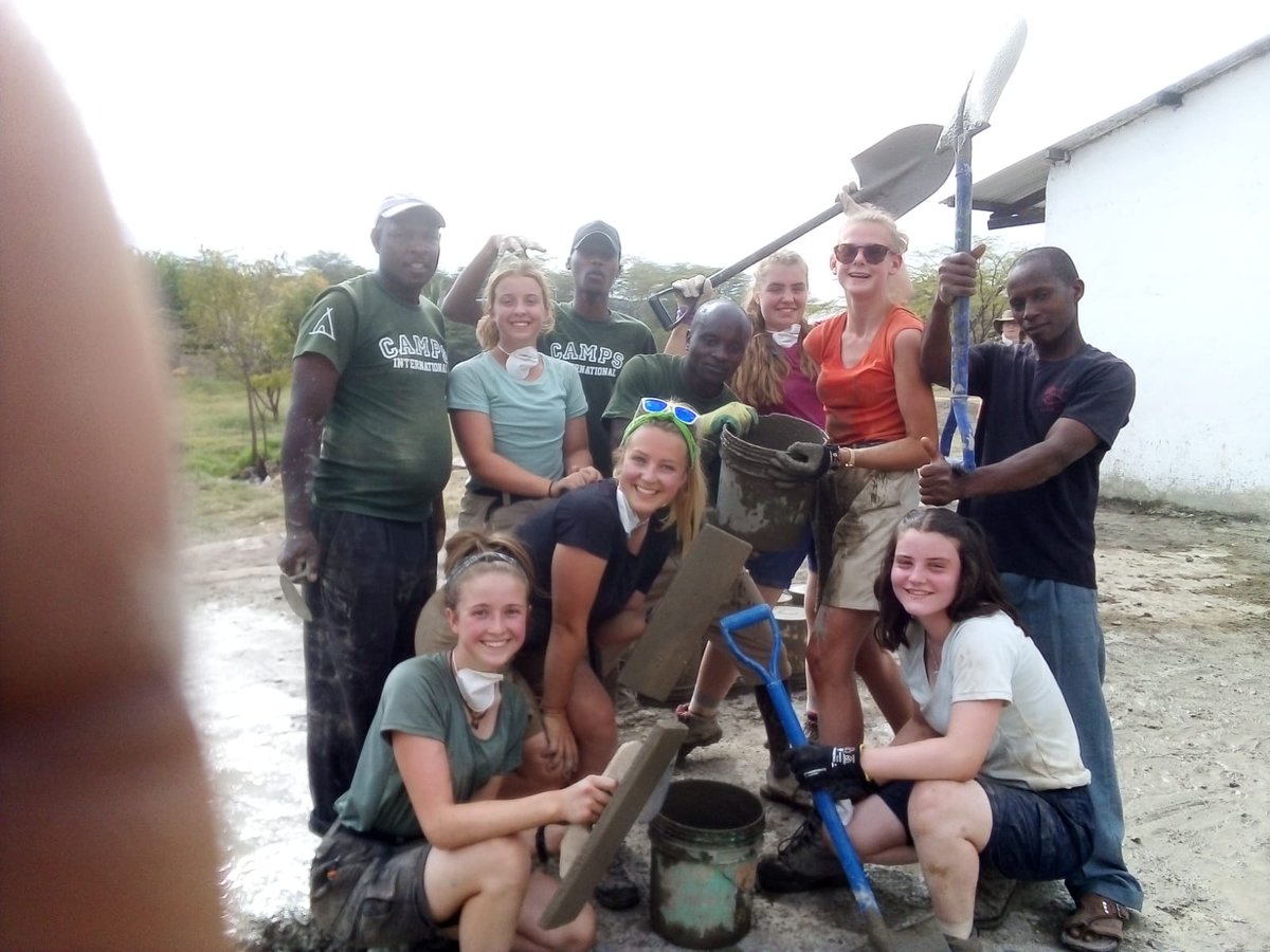 camptanzania's tweet photo. What a good day on project! Classroom floor foundation completed #Teampea #DoSomethingAmazing #CampsEffect @CampsInt https://t.co/UG5xSIMBYa