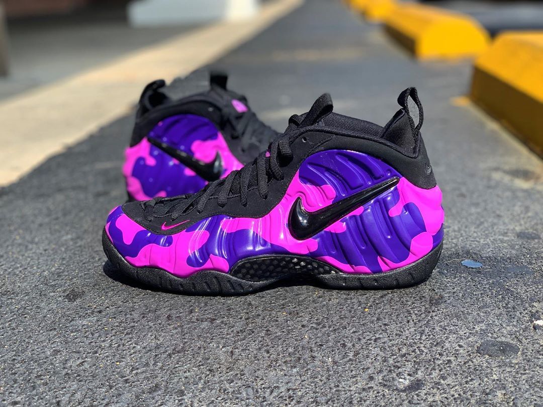 air foamposite pro purple camo