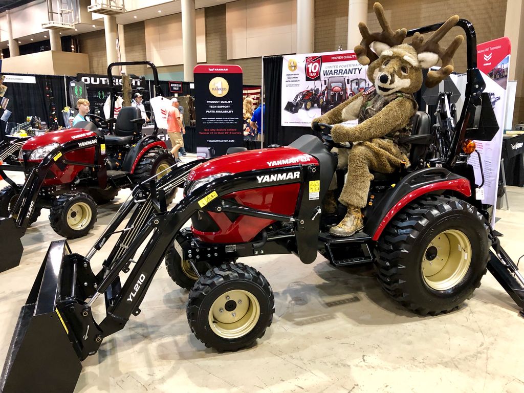 YanmarAmerica's tweet photo. #BuckmastersExpo2019 is so much fun! Stop by the Montgomery Convention Center this weekend and bring a can of food! See you there!
YANMAR's booths: 448-449, 456-457, and 133-134.
#buckmasters #bmnation https://t.co/ZYRg5Hhhcn