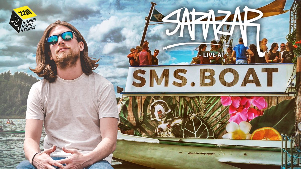 You want to be on a boat at <a href="/smsfestival/">SonneMondSterne</a> with great #techno tunes by <a href="/Sarazarlp/">Sarazar</a>? Full #liveset is online now 👉 youtu.be/D_4KdV27iNI