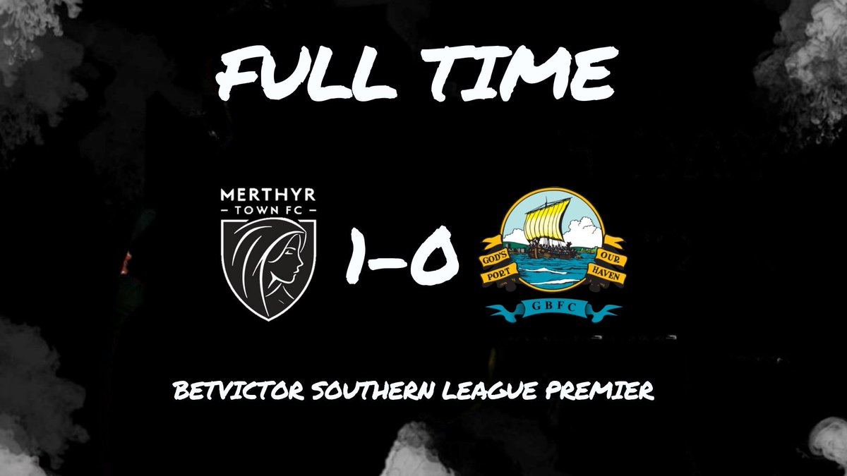 MerthyrTownFC's tweet photo. A MASSIVE 3 POINTS! GET IN!!!!!

IAN TRAYLOR WITH THE ONLY GOAL! 👊

#UpTheTown ⚫️⚪️ https://t.co/XSDhaRIAiz