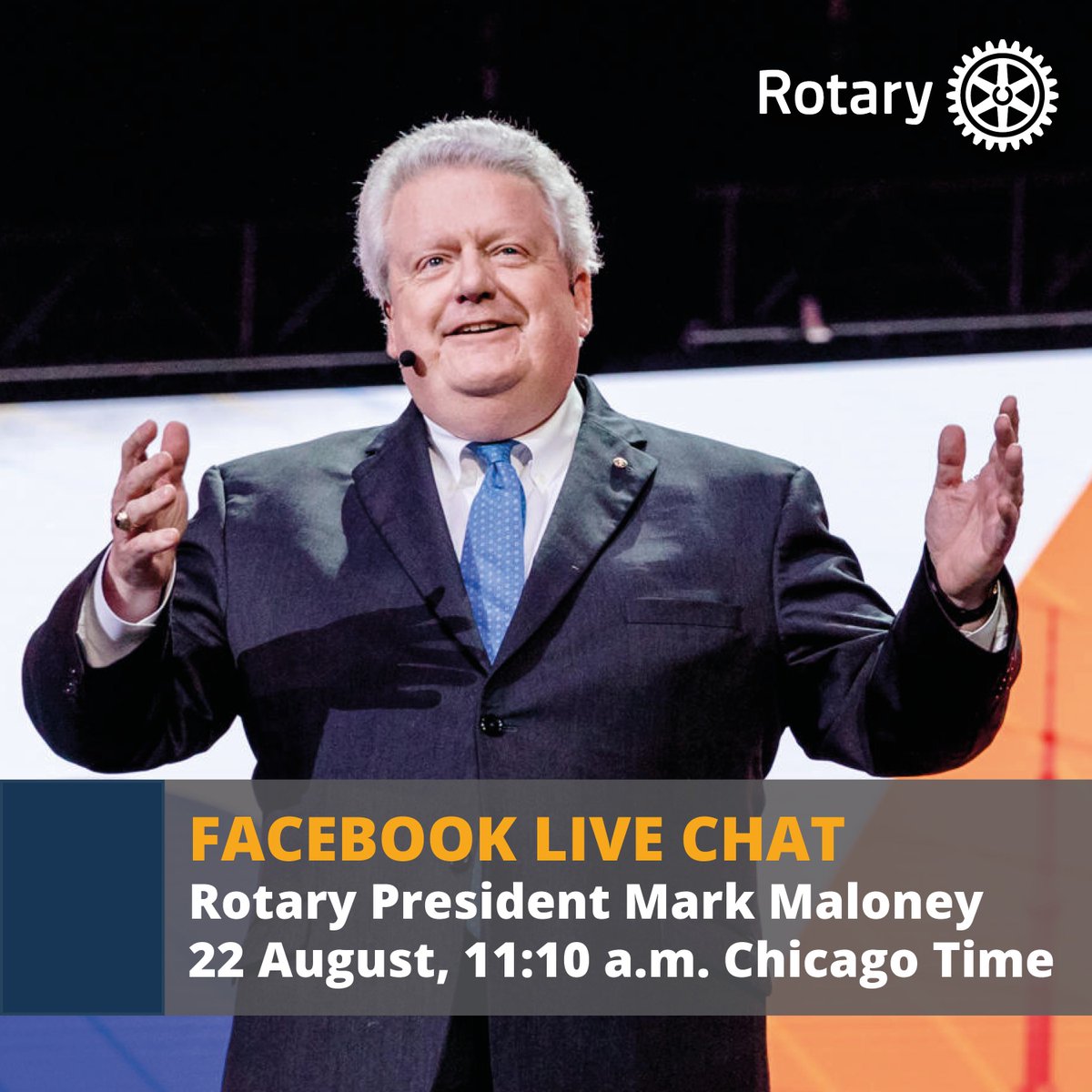 Rotary International tweet media