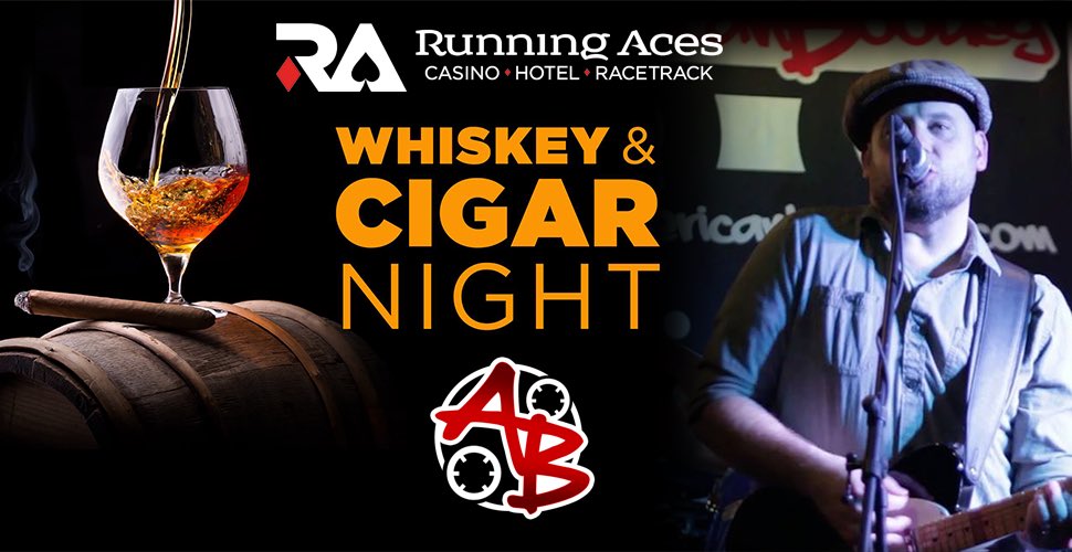 AmericanBootleg's tweet photo. Whiskey, cigars + @RunAces live music - these are a few of the Birthday boy’s favorite things. Cheers @nathan_kostiuk! https://t.co/0l3CUOu40J