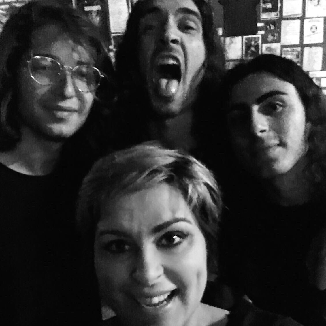 radiojosie's tweet photo. Nice introduction to @BRKNLOVEMUSIC last night at @MetroGallery, then I caught them creepin on my selfie during @DINOSAURPILEUP! Sweet tunes and merch, now I just need some of those tracks on wax guys... #livemusic #mybmore #gotoshows https://t.co/ScyFAHCff6