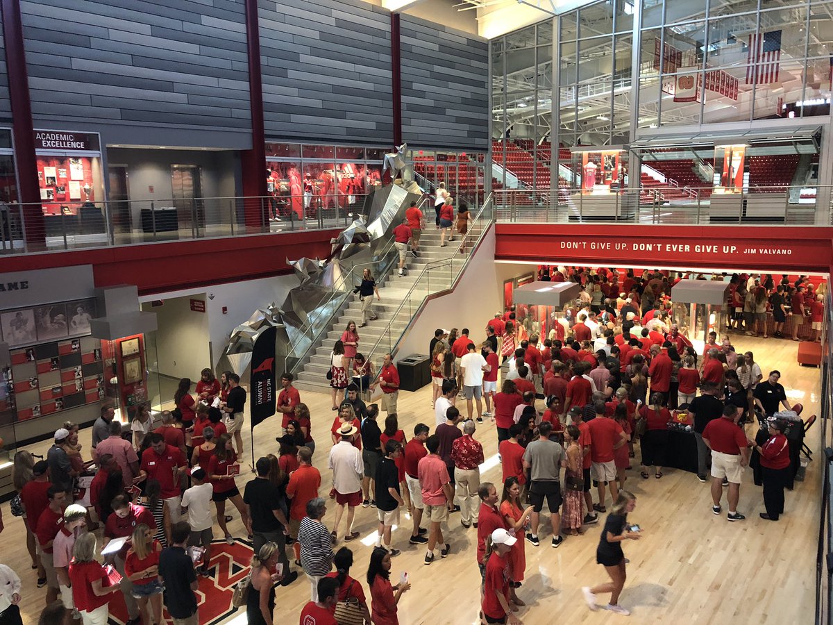 Reynolds Coliseum is PACKed with multi-generational <a href="/NCState/">NC State University</a> families for our 23rd Annual Legacy Luncheon! Retweet if you’re part of a legacy family 👏🐺🐾 #NCStateAlumni #NCStateWWW
