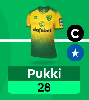 Thank you #fpl gods! I always knew Pukki would do well but that Sterling hattrick caught me off guard! 😅

#GW1 Sterling © ⚽⚽⚽
#GW2 Pukki © ⚽⚽⚽
