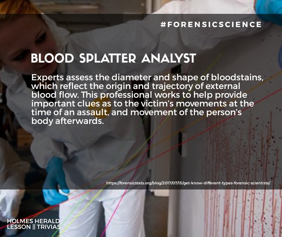 holmes_herald's tweet photo. #FSC1 : INTRODUCTION
#FSC1L3 || The Functions of Forensic Scientist

https://t.co/OnttP6ZXKw https://t.co/ly5DDciu52