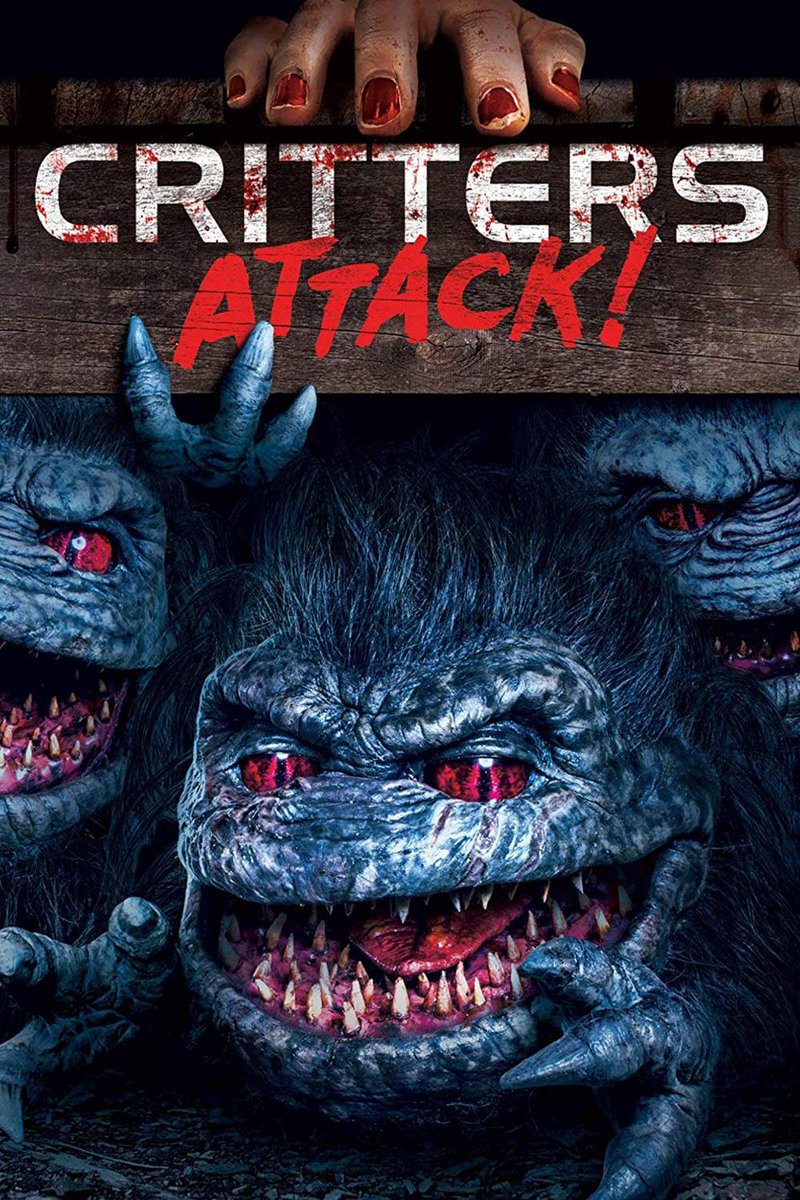 ChrisTalcual's tweet photo. A mi esta nueva película de los Critters me ha molado. No se puede esperar una superproducción porque ninguna de las antiguas lo era... tiene terror y mala ostia por parte de los critters. Así que para mi esta OK. #Critters  La serie se ve más cutre pero la quiero ver también. https://t.co/RY5i4qfxbT