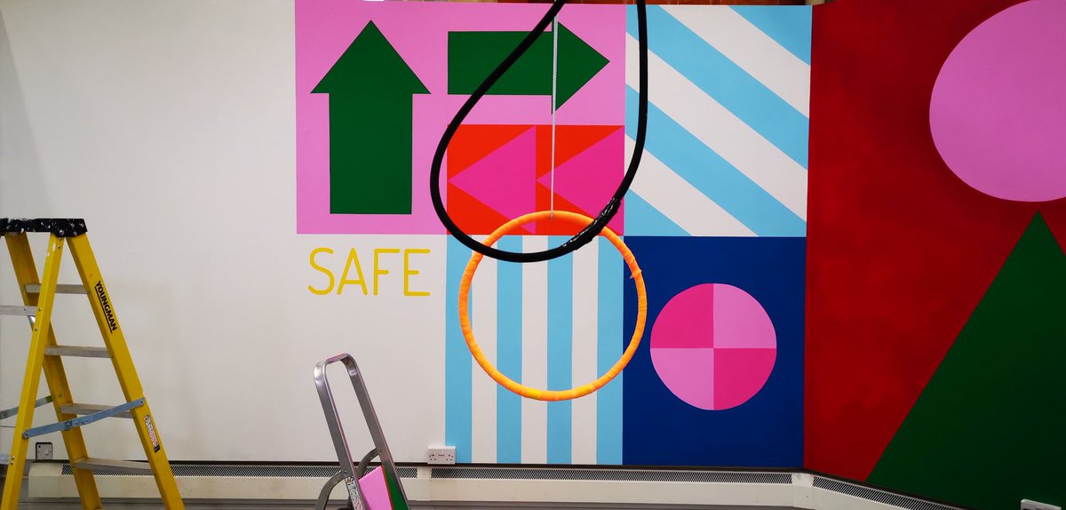 chapelartists's tweet photo. #safeplayarea is done! The artists talk starts in just over an hour. You just have time to finish your tea and come over! @CASartists https://t.co/NG0zN9P5bQ