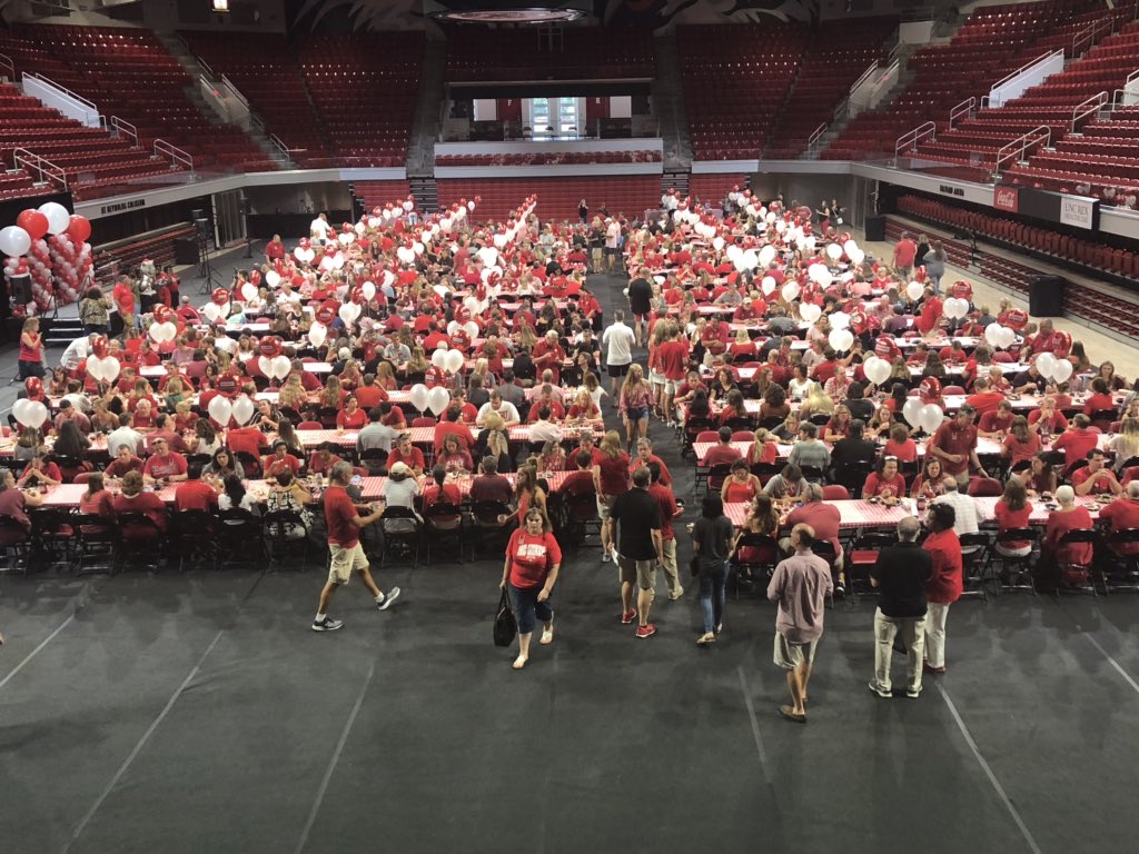 Thrilled to be hosting the <a href="/NCStateAlumni/">NC State Alumni</a> Legacy Luncheon today in Reynolds!!