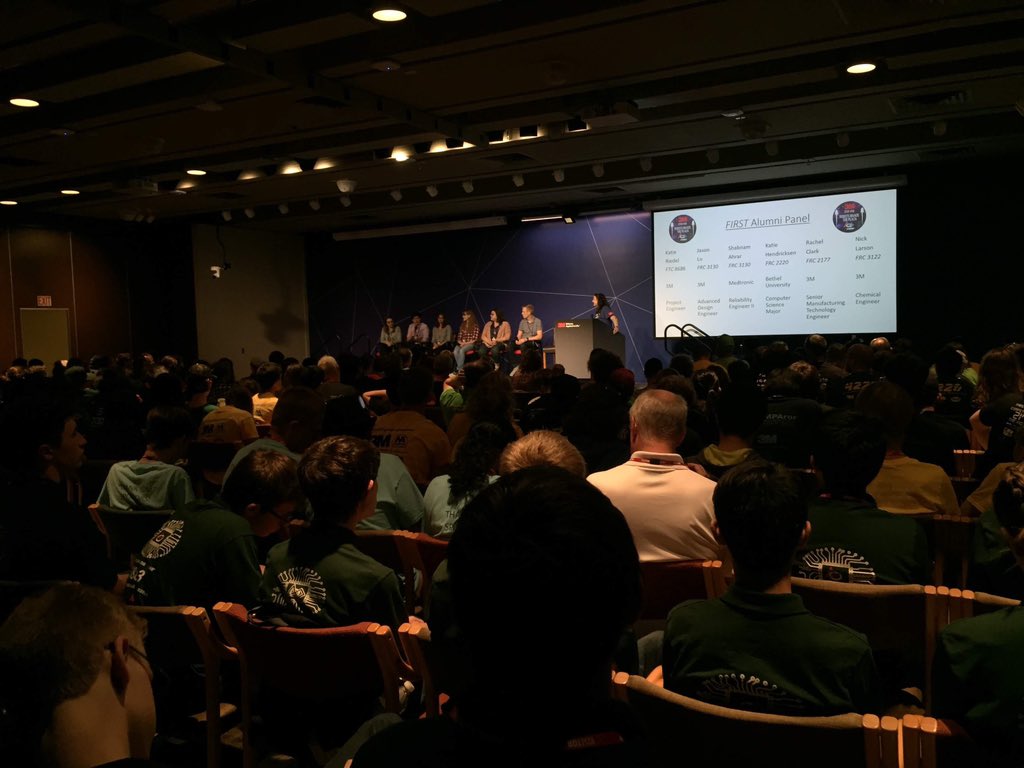 Alumni panel! #deepspace #omgrobots #frc2508 #3m