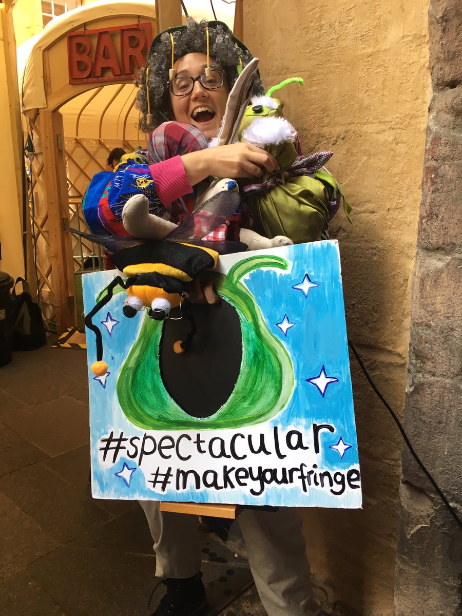 #spectacular #edfringe2019  Best kids show at the fringe this year last ahow tomorrow 10.30am <a href="/tt_tinytheatre/">Tiny T's Storytelling & Theatre</a>