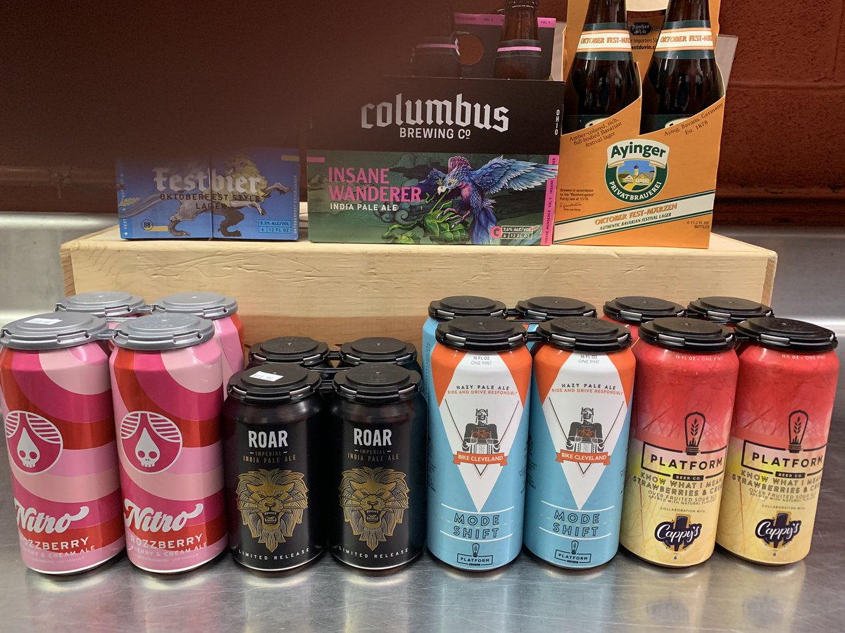 HillsBeer's tweet photo. The beer guy’s worn out from working the lobster roll event and can’t think of something to say. So these beers will have to say it for him! https://t.co/pA9mVhH1Wh