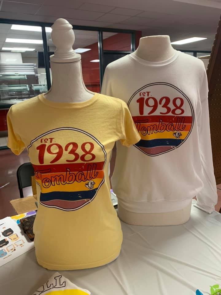 HsTomball's tweet photo. Hey Tomball fans! We would love  your help with our Cheer Booster Club fundraiser. We designed some everyday wear that is super comfy and will last forever. It’s Tomball generic so even if your not at the high school you can wear it. Order at https://t.co/8mNLk62WGc ❤️📣❤️📣❤️📣 https://t.co/l8v5kcGXhx
