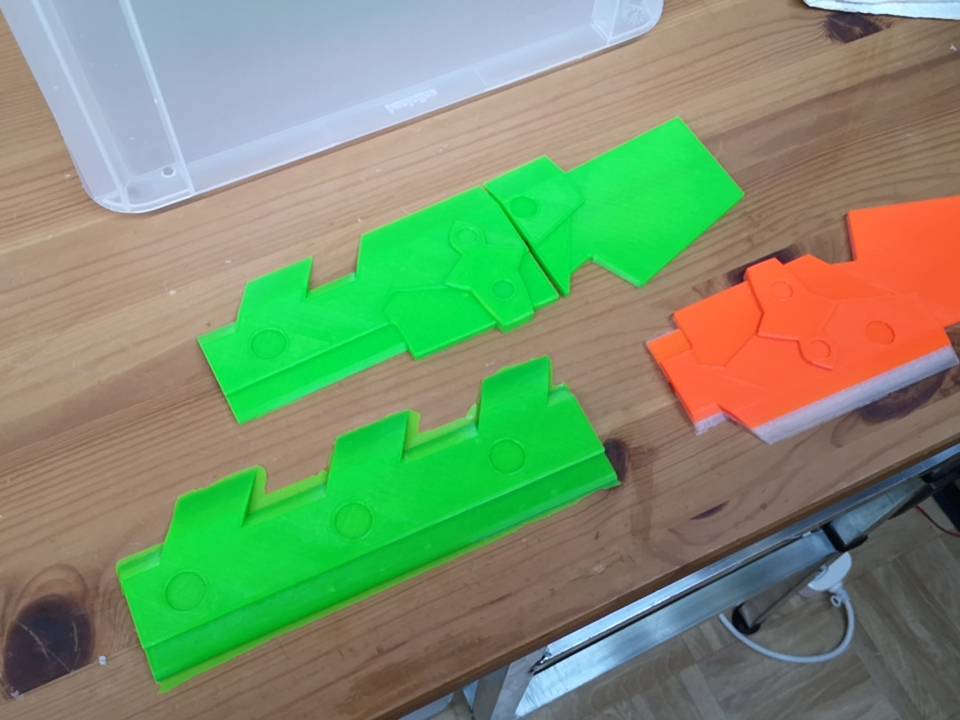 kyoumee's tweet photo. Type 3 swords in the making whoop whoop! Printed with high quality PETG from @dasfilament_de . Our Sword of protection was also printed out of their PETG! #advertisment #butstilltrue #DCM2019 https://t.co/3vPKLQi76J