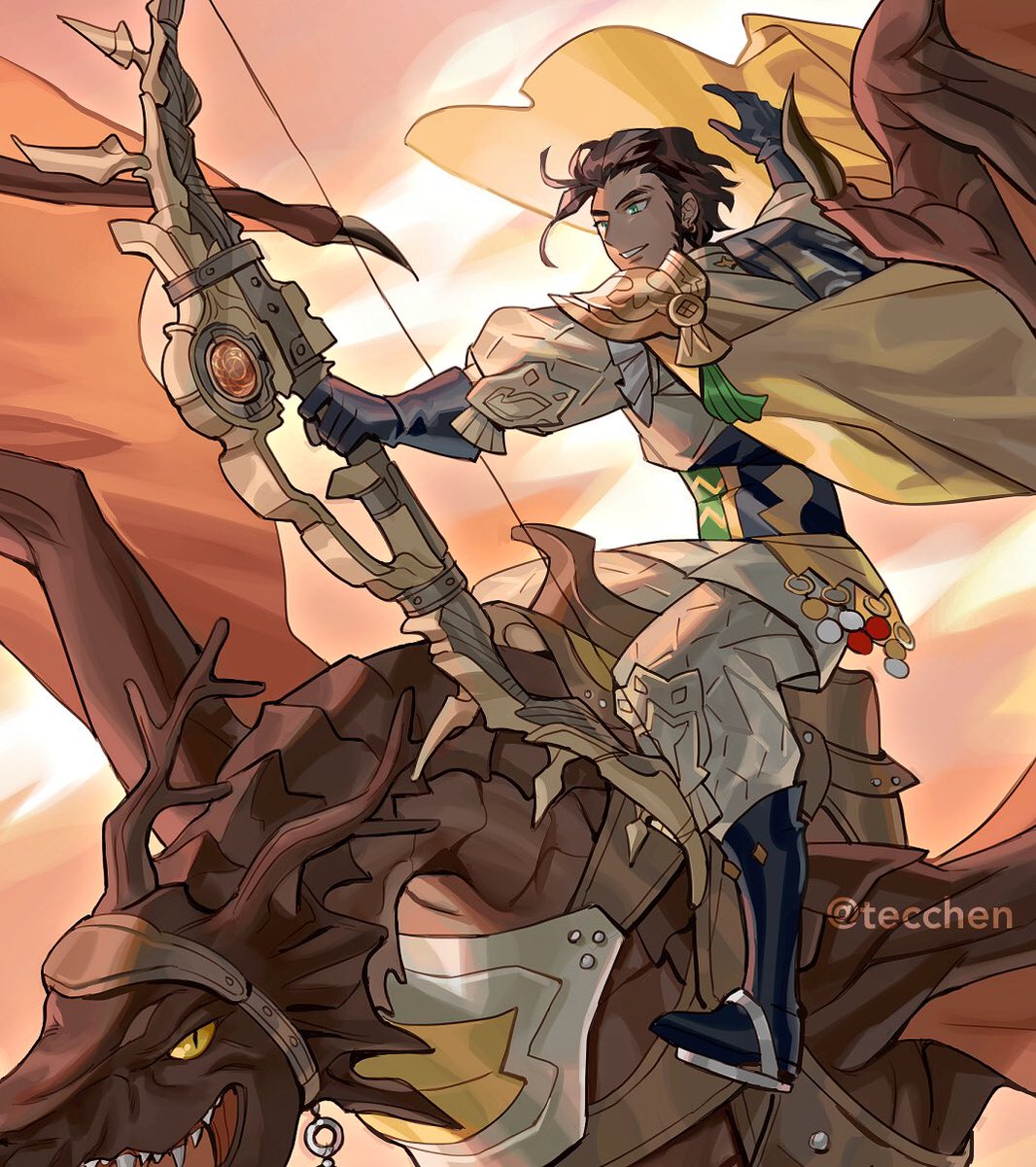 tecchen's tweet photo. Claude von Riegan🦌💛
#FireEmblemThreeHouses https://t.co/HGGr80mHyJ