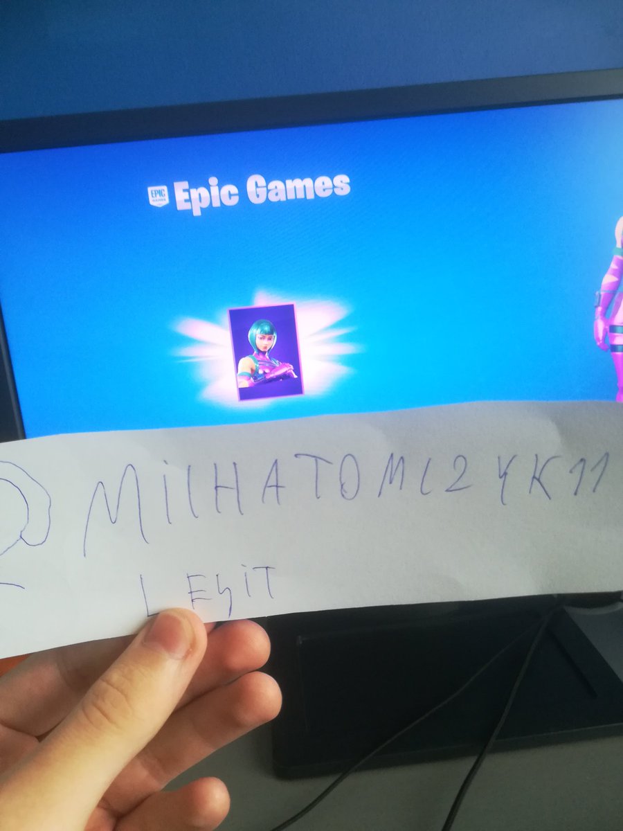 MichaTomczyk11's tweet photo. Hi guys! Wonder is for 25 $ now! DM me π€© π€© #25forskin
#Fortnite #WonderfulDaywithJO #FortniteWorldCup2019 #fortnitecode #fortnitewonder #wonderskin #honor20 #freebp #freewonder #freecode #codeforsale #cheapwonder #proof #Giveway #honor20 #HonorGuard #honorfortnite #honorskin https://t.co/VHAkdro4eo