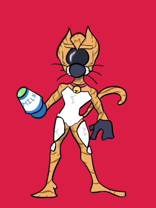 DecoyGames's tweet photo. EXCITED! - We have our first ever fan art courtesy of Discord user Japeepee!

The cat-loving inspired skin has been named a "Meowba"

Thanks Japeepee!

Who else out there has some #Swimsanity fan art? https://t.co/LPPOhm15r4