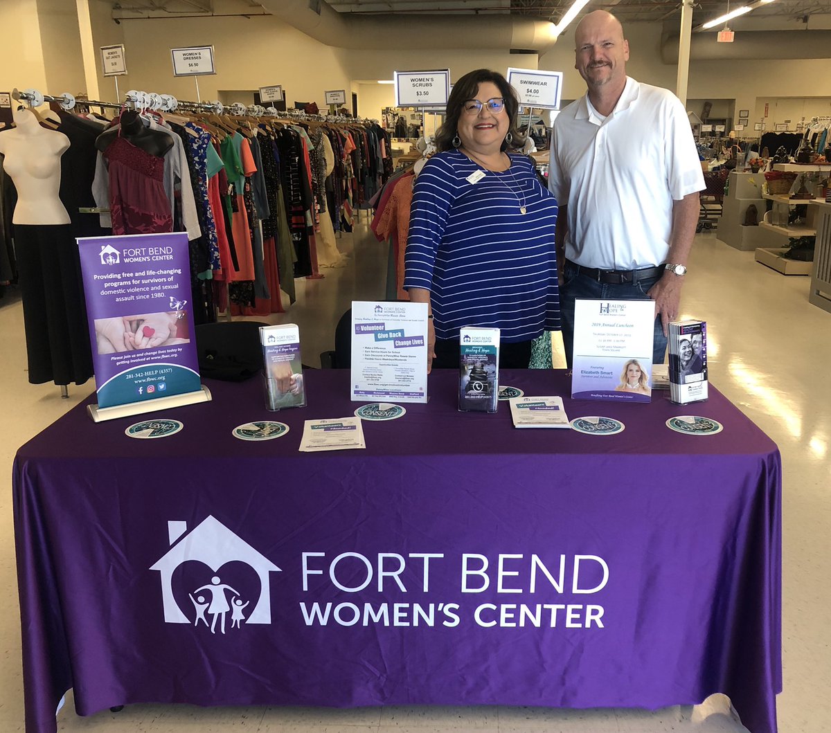 #fortbendserves <a href="/FtBendWomensCtr/">Fort Bend Women's Center</a> Learning about our mission today