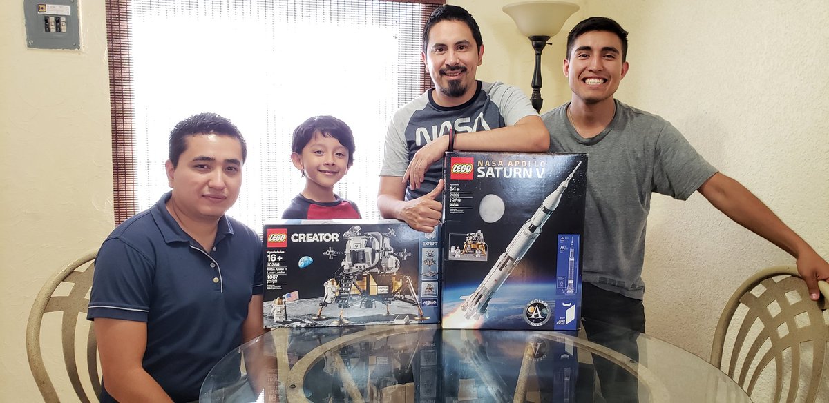 Glaretum's tweet photo. New acquisitions of Glaretum team.
#LEGOLetsGo #Apollo50th #Apollo11 #saturnV https://t.co/y0lRbsUfH1