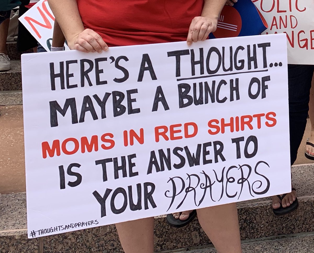 ProfessorBec's tweet photo. Signs from #Orlando @MomsDemand #RecessRally 

Time to wrap up your vacation US Senators including @marcorubio @SenRickScott @senatemajldr and vote on #UniversalBackgroundChecks and pass #RedFlagLaws https://t.co/9oyPaQMbjD