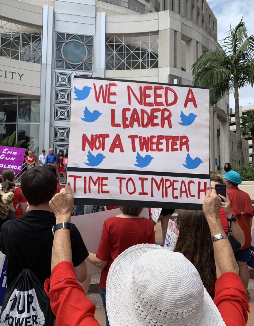 ProfessorBec's tweet photo. Signs from #Orlando @MomsDemand #RecessRally 

Time to wrap up your vacation US Senators including @marcorubio @SenRickScott @senatemajldr and vote on #UniversalBackgroundChecks and pass #RedFlagLaws https://t.co/9oyPaQMbjD