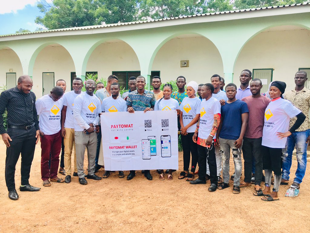 mmustaphayakubu's tweet photo. Our latest #meetup on the @paytomat &amp; @BitcoinCashA projects saw an impressive participation in #Tamale, Ghana today! Attendees got an insight into #crypto &amp; #blockchain, wallet setup and backup. @MisterYurii @Victoriashakh @KaeptnKook #bchghana #BCH https://t.co/lJ6Xhfp7J2