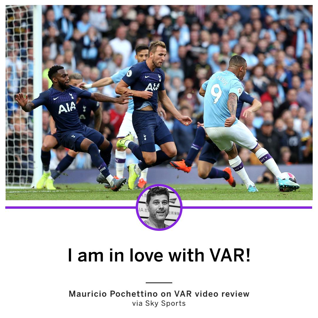 ESPNFC's tweet photo. Mauricio Pochettino didn't mince his words with how he felt about VAR 😅 https://t.co/BAmPCWnF1u