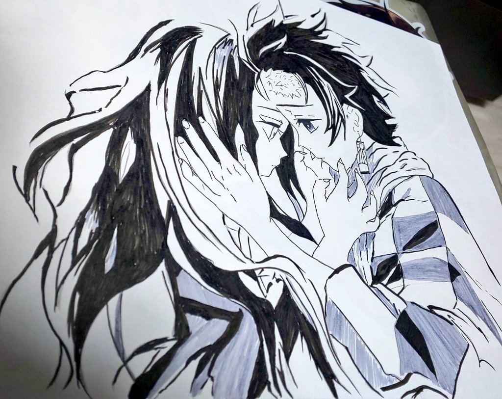 魔人は 逝ける屍 Sur Twitter イラスト頂いた やべぇ うますぎるぞ 鬼滅の刃 竈門炭治郎 竈門禰豆子 ありがとうございます 部屋に飾ろ ﾟ T Co Ziizzlu6sx Twitter