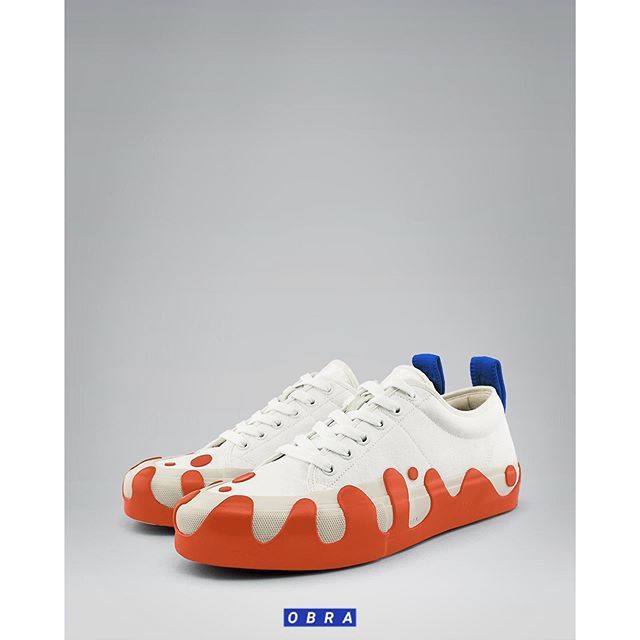 KATSU <a href="/KATSUBOT/">嘉綉</a> | SPLASH, 2019 
PRE-ORDERS / SHIP DATE 09/O5/19
+
OBRA EDITION | LOW WRAP TOE
+
Designed by infamous vandal and new media artist KATSU, these OBRA EDITION sneakers were made by carefully overlaying the added rubber SPLASH outerwall design… ift.tt/2KCeq81