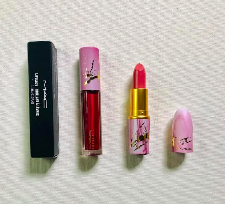 Excited to be giving away these collector MAC items on Twitter: I'm giving away MAC lipglass in 'make me mercurial' + lipstick in 'let's mesa around'. To enter, RT &amp; follow <a href="/davelackie/">dave lackie</a>