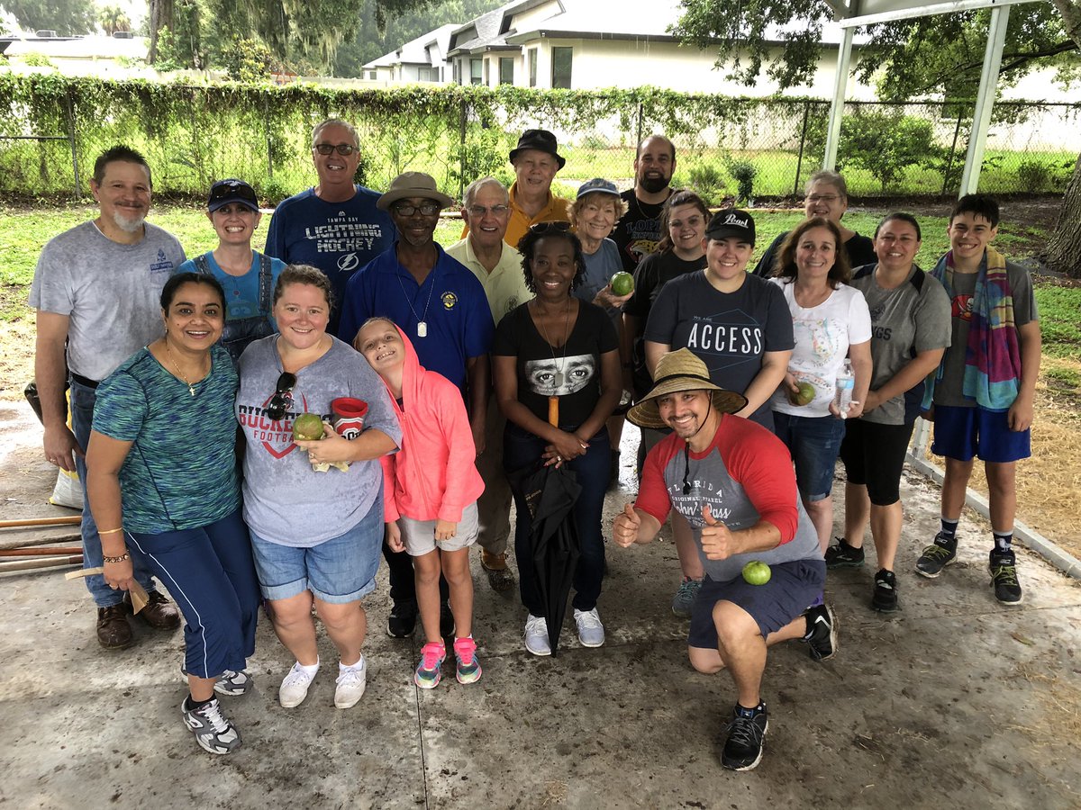 Lopez Beautification Project 2019. Thank you to everyone who helped out. The rain didn’t stop us from cleaning up our new pavilion, planting a butterfly garden, putting up a new canopy and shed for our Agriculture Program.