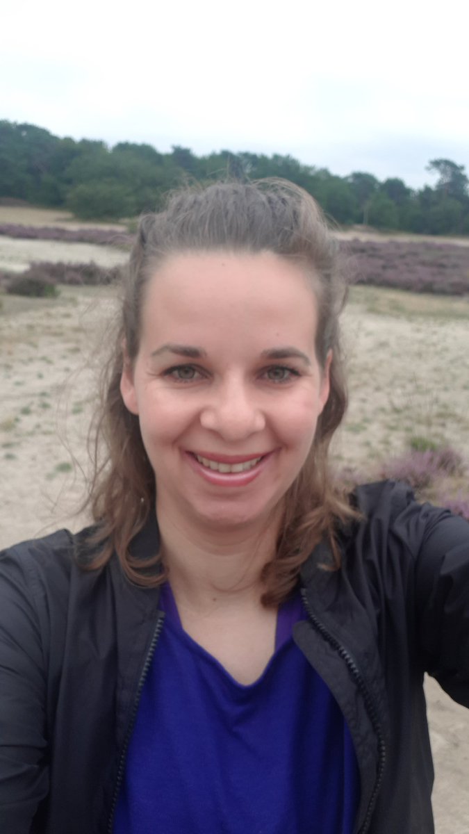 jildauz's tweet photo. De route was zo mooi met de heide in bloei en veel door de bossen 💜 #soesterwandelweekend https://t.co/nA43sLMhLW