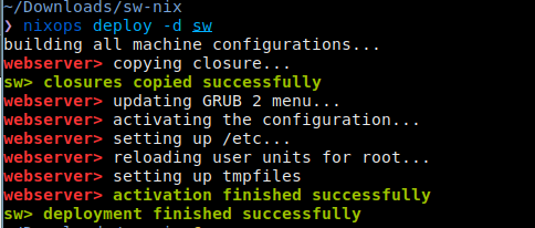 Shyim97's tweet photo. Playing around with custom #Shopware #Nix package. Can now deploy #Shopware Stateless using #nixops with integrated support for rollback.  😊. Tested with Profiler installed and removed it again with rollback. Thanks @nixos_org for that awesome tool🥰 https://t.co/FFsWP2Sqao