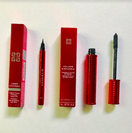 I'm always amazed at the creativity behind each Givenchy makeup item. This is the Disturbia Collection - a 24 hour wear mascara that holds the lash curve + a precision felt-tip eyeliner. I'm giving them away. To enter, follow <a href="/davelackie/">dave lackie</a> &amp; RT