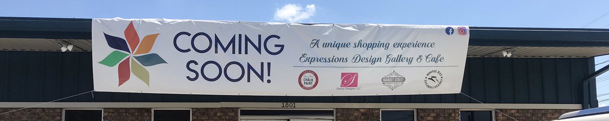 We’re here at Expressions Design Gallery till 1 &amp; they’re open till 6! Four stores in one!!! Free coffee &amp; food along with a “sneak peek” at all of their furniture &amp; antiques!!! Come &amp; see these guys!!!