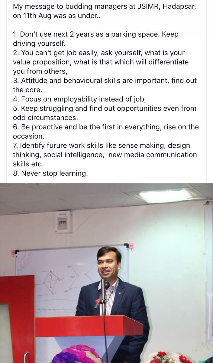 vinodbidwaik's tweet image. #collegetocorporate #managementlessons