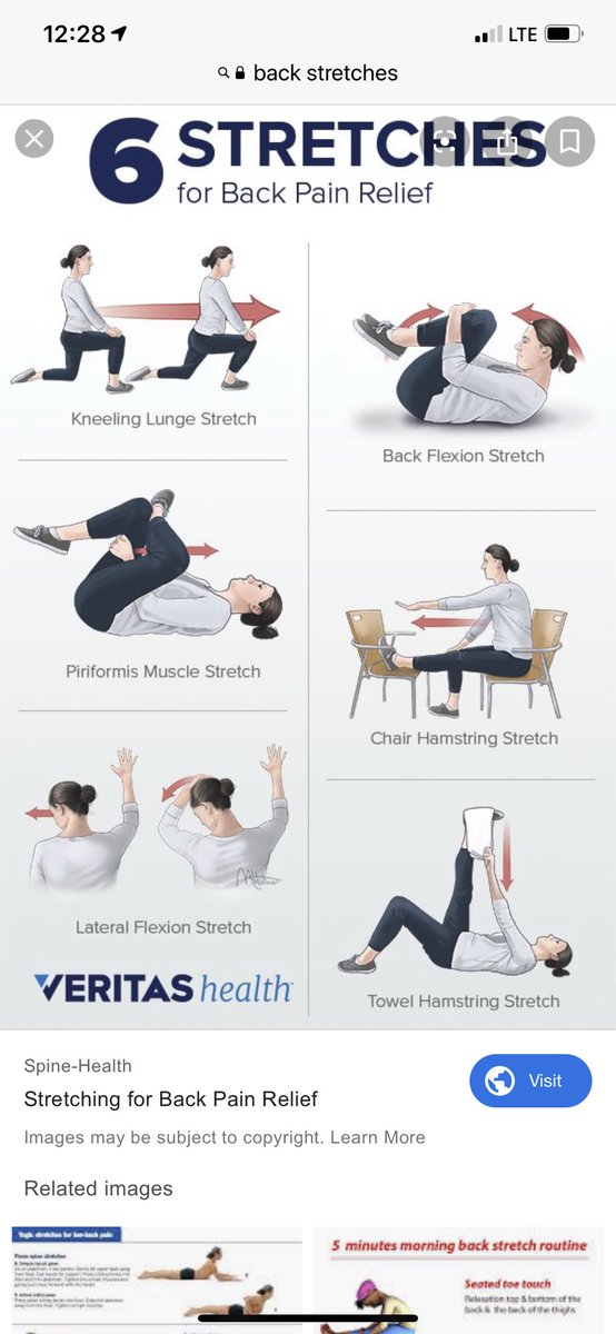 katelyn_mallory's tweet photo. @2shiftyspud These are some good ones, especially the back flexion stretch. Thats what the therapists always recommended me to do! https://t.co/vY9miZJANo