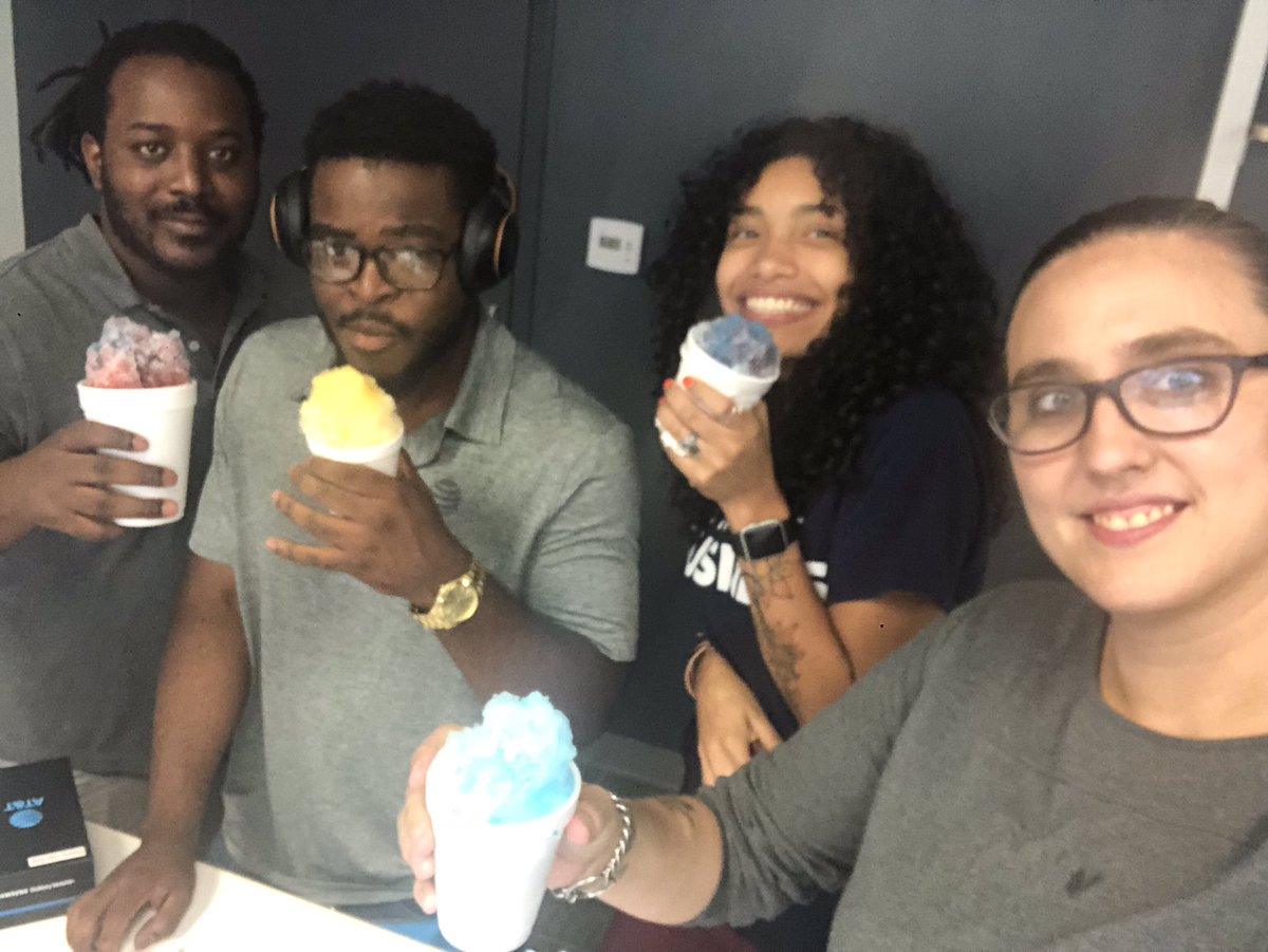 Enjoying some shaved ice on this super hot Saturday at the Philadelphia outlets!