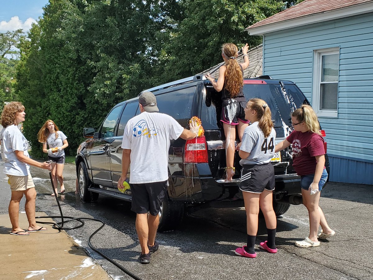 What a great Saturday <a href="/MV_Knights/">Moshannon Valley SD</a> Football Scrimmage with <a href="/clearfieldbison/">Clearfield Area S.D.</a>, Damsel Soccer Carwash, &amp; 2nd Grader Riley's Food Fight benefitting <a href="/ymca/">ymca</a> Backpack Program! #MVtakingPRIDE