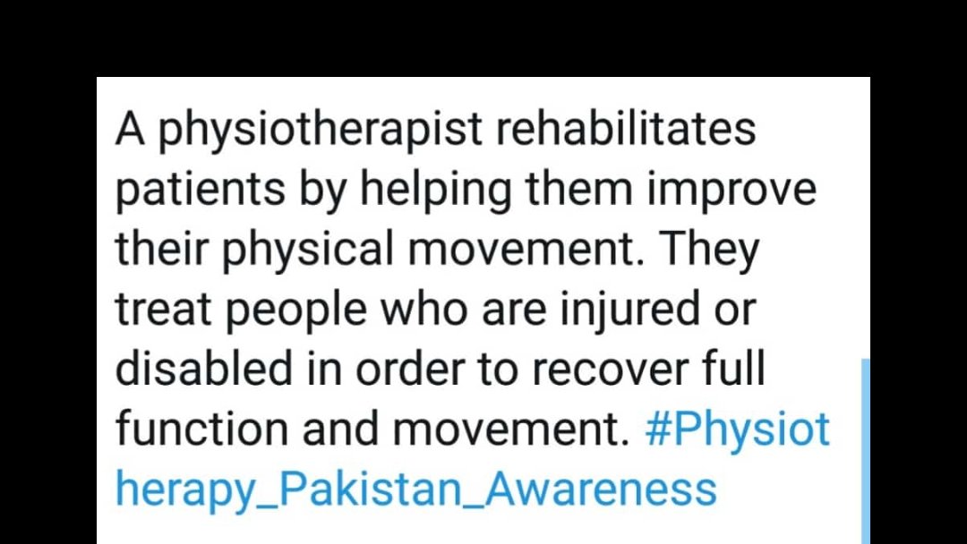 FariyaMalik5's tweet photo. #Physiotherapy_Pakistan_Awareness https://t.co/xWcuAFd9W6