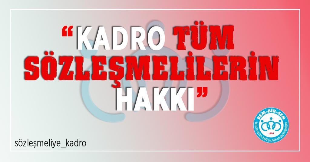 bembirsenitf's tweet photo. Sözleşmeliler KADRO’ya kavuşmalıdır!! 

KADRO tüm sözleşmelilerin HAKKIDIR!!🇹🇷🚒🇹🇷🇹🇷

 #ZehraHanımSüresizeKadro https://t.co/gkUjgTPW3h