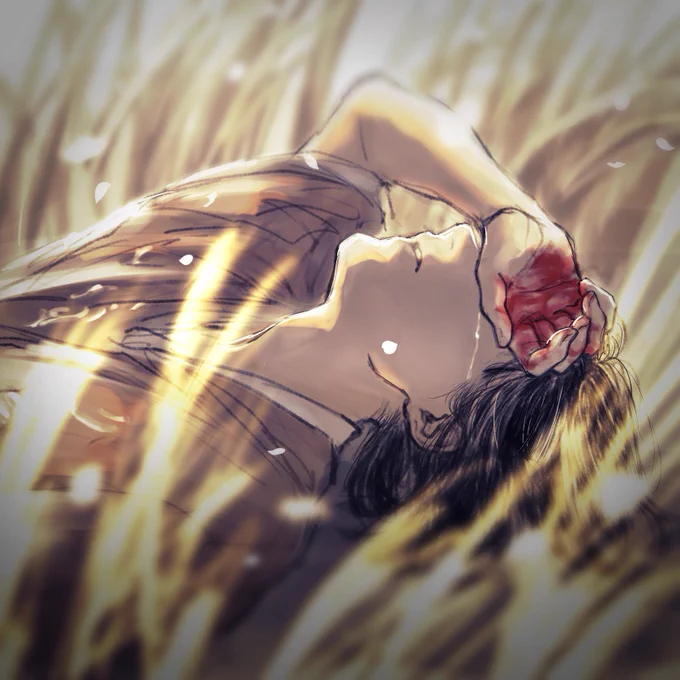#SekiroFanArt
人として、生きてくだされ 