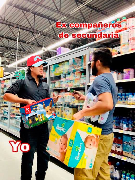 ElAlacrancillo_'s tweet image. Como cuando te encuentras a tus antiguos compañeros de escuela en el súpermercado