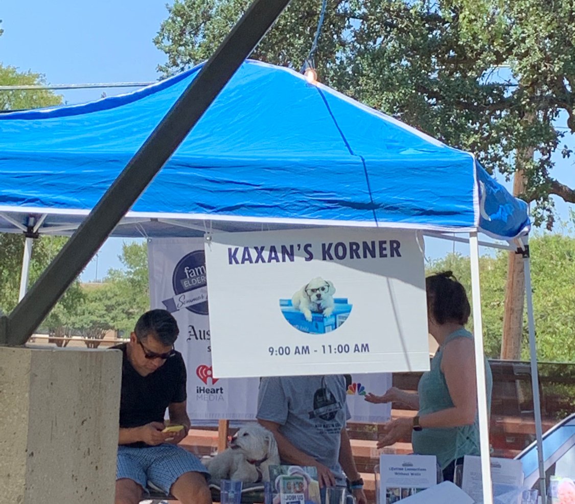 KXAN_News's tweet photo. We’re at Easy Tiger at the Linc for #Fans4Paws! Enjoy great food, drinks and music, and help Central Texas families stay cool this summer by donatIng fans! — And bring your doggos! 🐶 https://t.co/dcca6iJo34