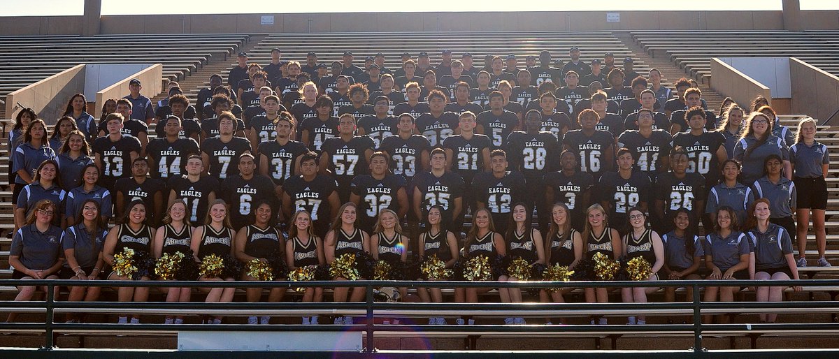 DPYoungblood's tweet image. The 2019 Abilene High Eagles 
#BigCountryPreps #AbileneHighEagles #PhotoTour2019