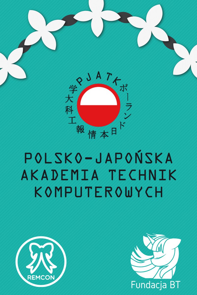 FundacjaBT's tweet image. Naszym patronem zostaje PJATK, w ramach tego poprowadzą oni własną salę z wykładami i warsztatami. 

#remcon #remcon2019 #FundacjaBT #konwent #anime #manga #japanculture #inpoland #wpolsce #fandom #fantastyka #fantasy #gdynia #multifandom #december #poland #polska #pjatk #Gdansk