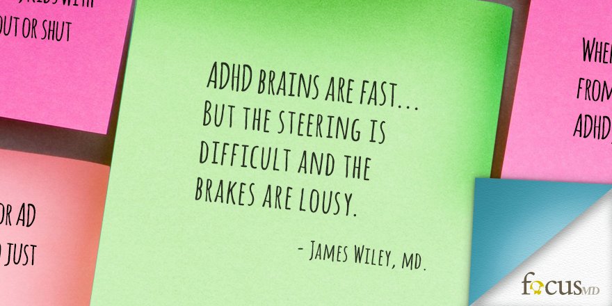 FocusMD1's tweet image. #ADHD brains are fast.....