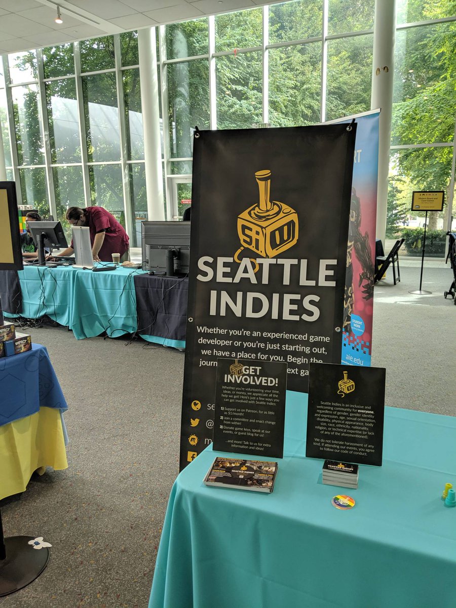 Find us at <a href="/PacSci/">Pacific Science Center</a> this weekend for Curiosity Expo: Games. We'll be in the Ackerley Family Gallery where we normally hold our game jams alongside some other great local game makers. #gamedev #indiedev ow.ly/dgZE30pn0Qz