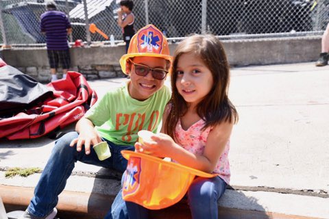 FDNY's tweet photo. Learn to be #FDNYSmart at today’s #FDNY Block Party! Join us at #Engine48 and #Ladder56 at 2417 Webster Ave #Bronx until 4 pm. See a full list of Summer Block Party dates + locations at https://t.co/knqexVdQef https://t.co/lVPFwmiyUe